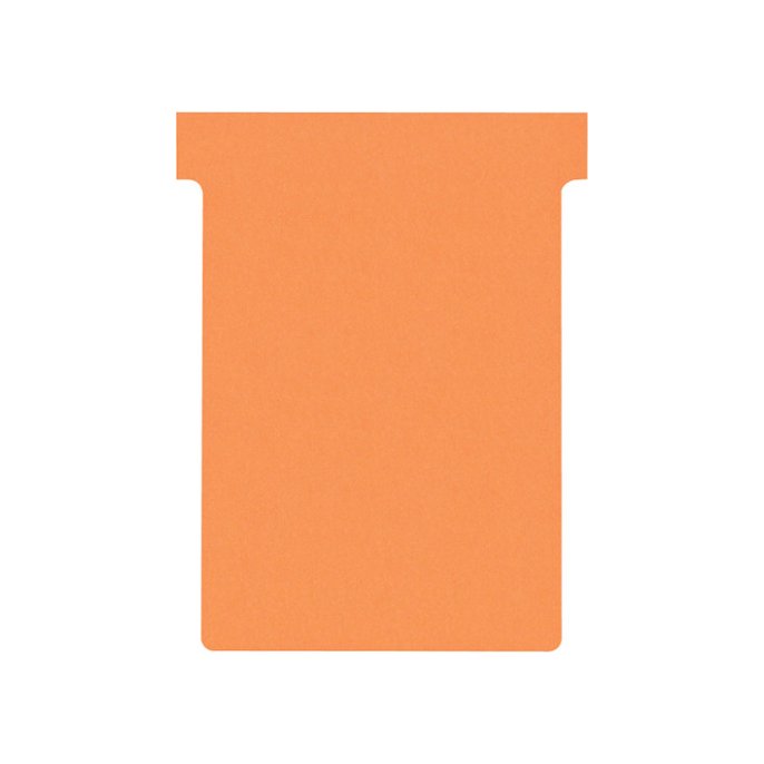 NOBO T-Kaart Maat 3 Papier 170 g/m² 120 x 80 mm Oranje (pak 100 stuks)