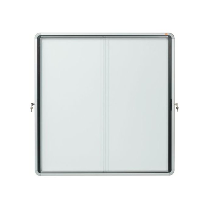 NOBO Vitrine Mededelingenbord 12 x A4 magnetisch BUITEN