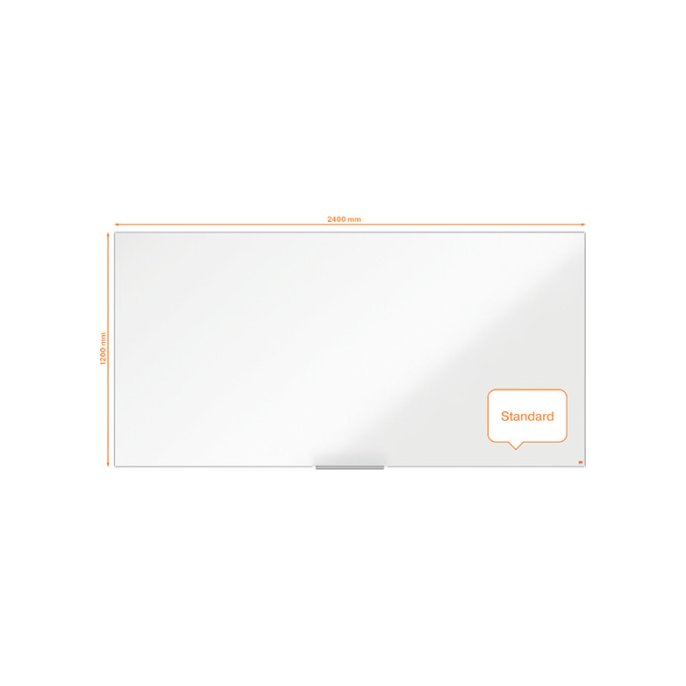 NOBO Whiteboard NOBO Impression staal 240x120