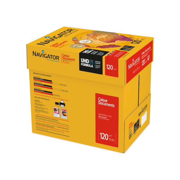 Navigator Colour Document Papier A4 120 g/m² Wit (doos 8 x 250 vel)