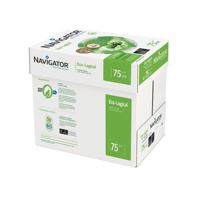 Navigator Eco Logical Papier A3 75 g/m² Wit (doos 5 x 500 vel)