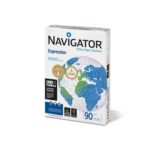 Navigator Expression Papier A4 90 g/m² Wit (pak 5 x 500 vel)