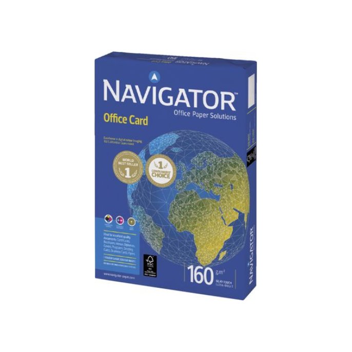 Navigator Office Card Papier A4 160 g/m² Wit (pak 250 vel)