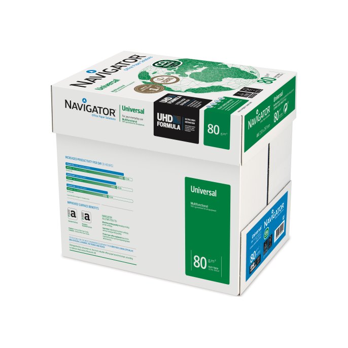 Navigator Universal Carbon Neutral Papier A4 80 g/m² Wit (1 pallet x 200 pakken)