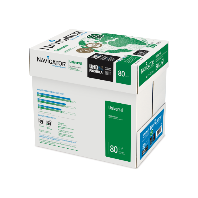 Navigator Universal Carbon Neutral Papier A4 80 g/m² Wit (pak 5 x 500 vel)