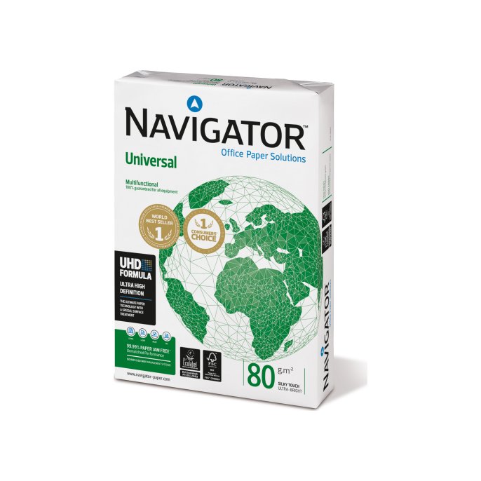 Navigator Universal Papier A4 80 g/m² Wit (500 vel)