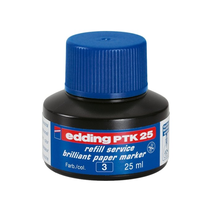 Navulinkt EDDING PTK25 blauw/25ml