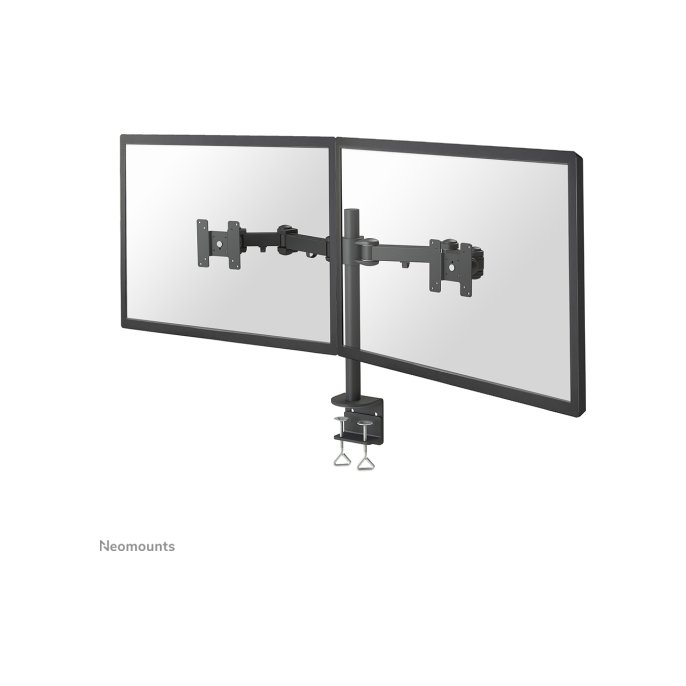 Neomounts® BY NEWSTAR Monitorarm met bureauklem voor 2 flatscreens zwart