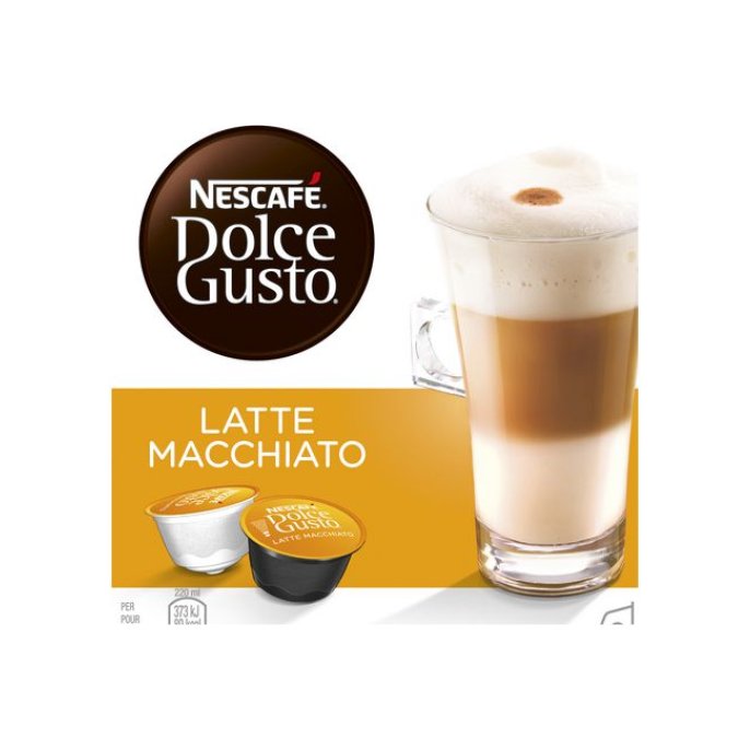 Nescafé Latte Macchiato Koffiecapsules (doos 3 x 16 stuks)