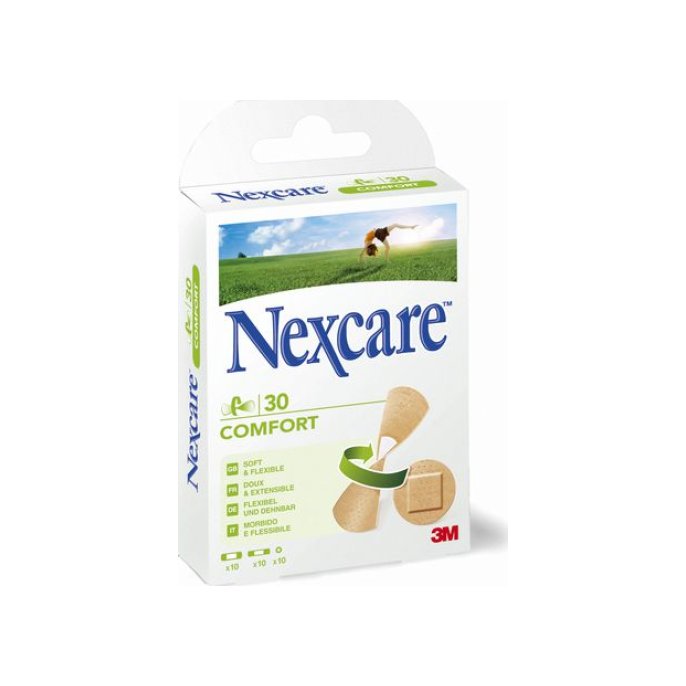 Nexcare Comfort strips pleisters In verschillende maten (pak 30 stuks)