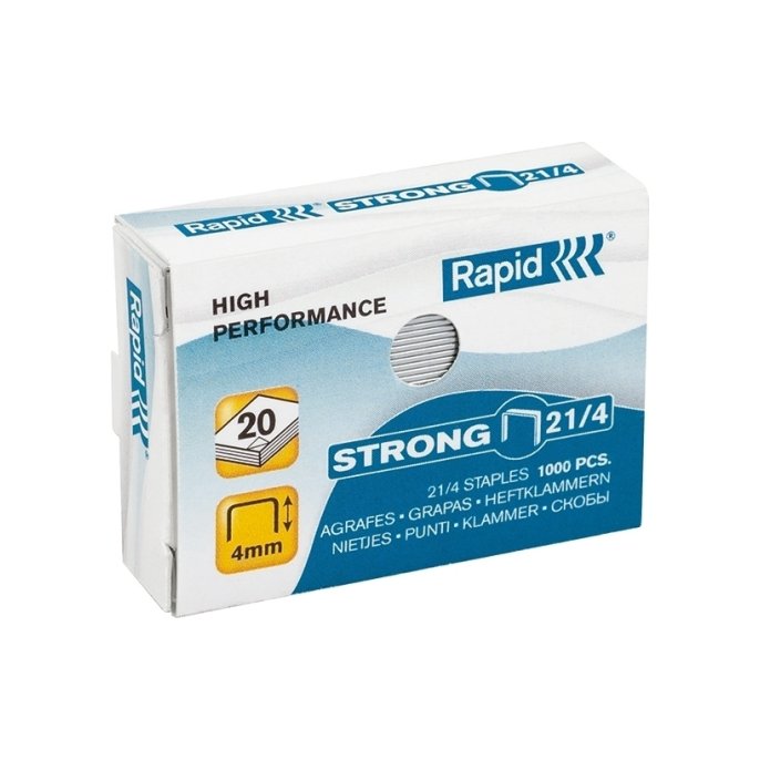 Nieten RAPID 21/4 galva strong (1000 stuks)