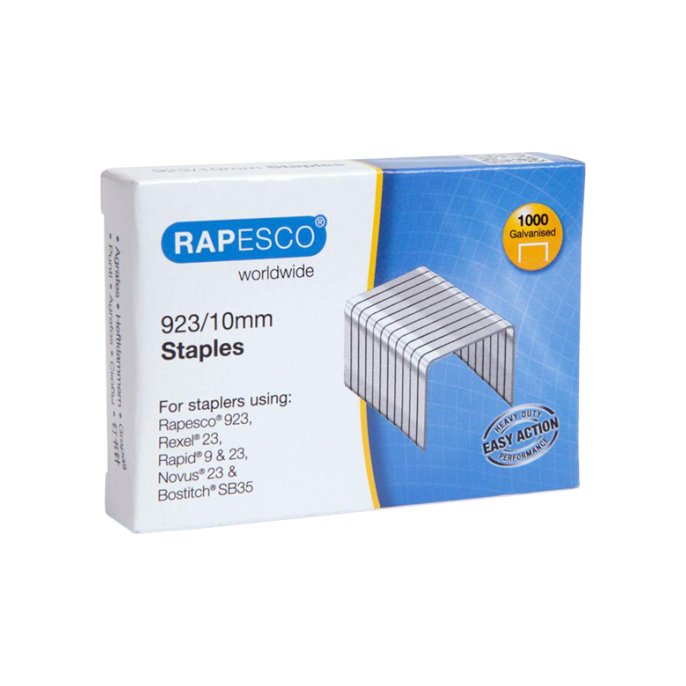 Nieten Rapesco 23/10 galva  (1000 stuks)