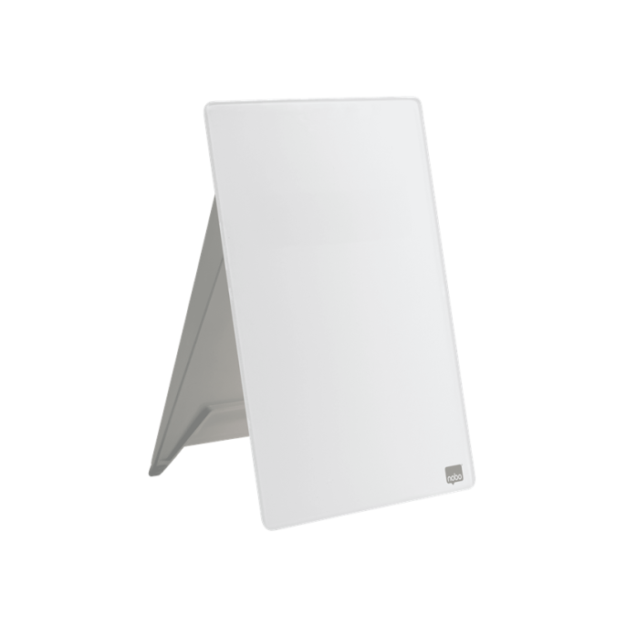 Nobo Bueauformaat Diamond-whiteboard. glazen oppervlak. 220 x 300 mm. helderwit