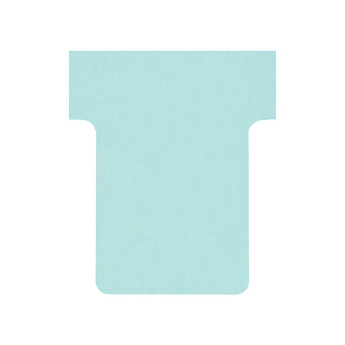 Nobo T-Kaart Maat 1.5 Papier 170 g/m² 53 x 36 mm Blauw (pak 100 stuks)