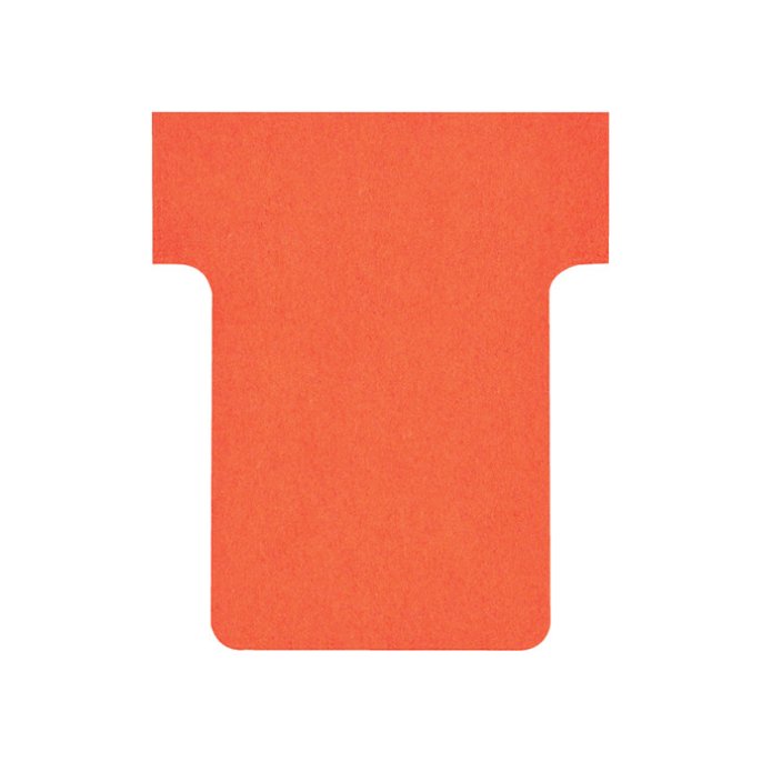 Nobo T-Kaart Maat 1.5 Papier 170 g/m² 53 x 36 mm Rood (pak 100 stuks)