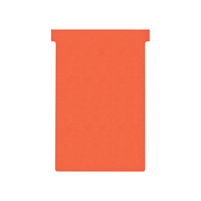 Nobo T-Kaart Maat 4 Papier 170 g/m² 180 x 112 mm Rood (pak 100 stuks)