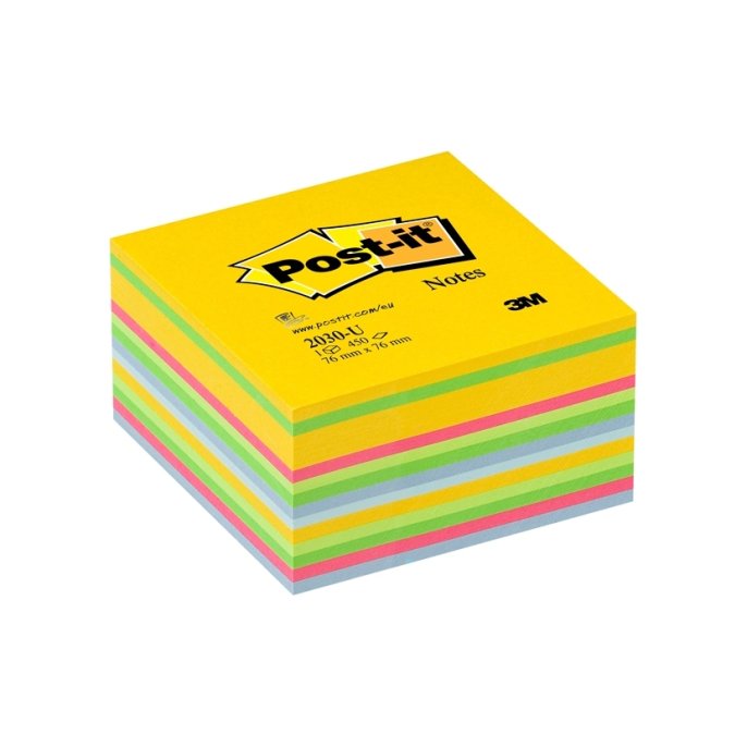 Notitieblok Post-It 76x76mm ultra/bl450v