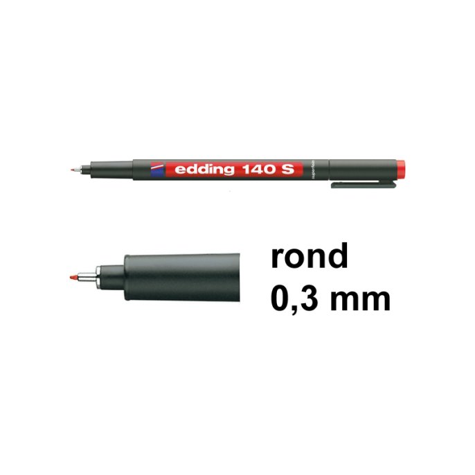 OHP marker EDDING 140S 0.3 rd (10 stuks)