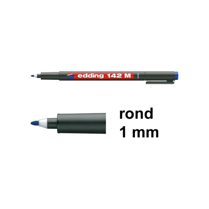 OHP marker EDDING 142M 1mm bl (10 stuks)