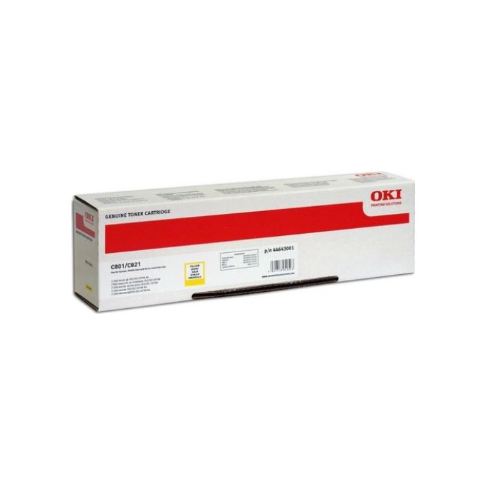 OKI 44643001 Toner Geel