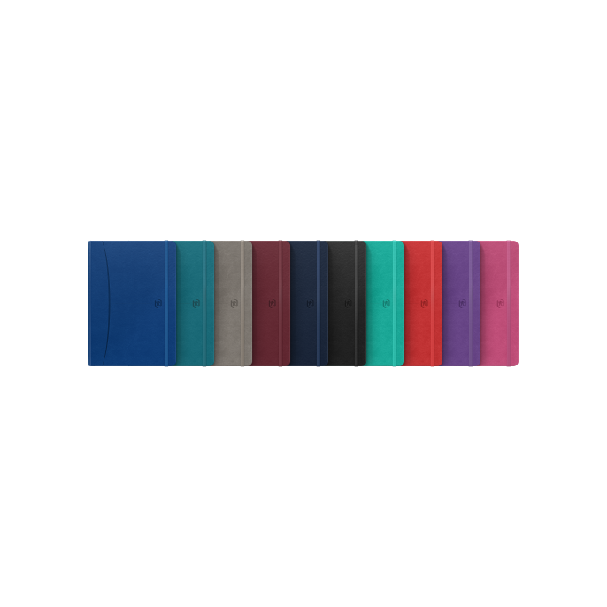 OXFORD Signature Smart Journal A5 Gelinieerd Assorti 10 kleuren (blok 80 vel) (1 stuks x 10 stuks)