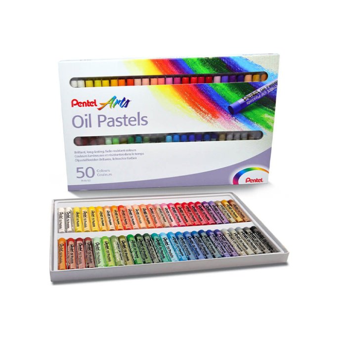 Oliepastelkrijt Pentel PHN50u ass/pk50