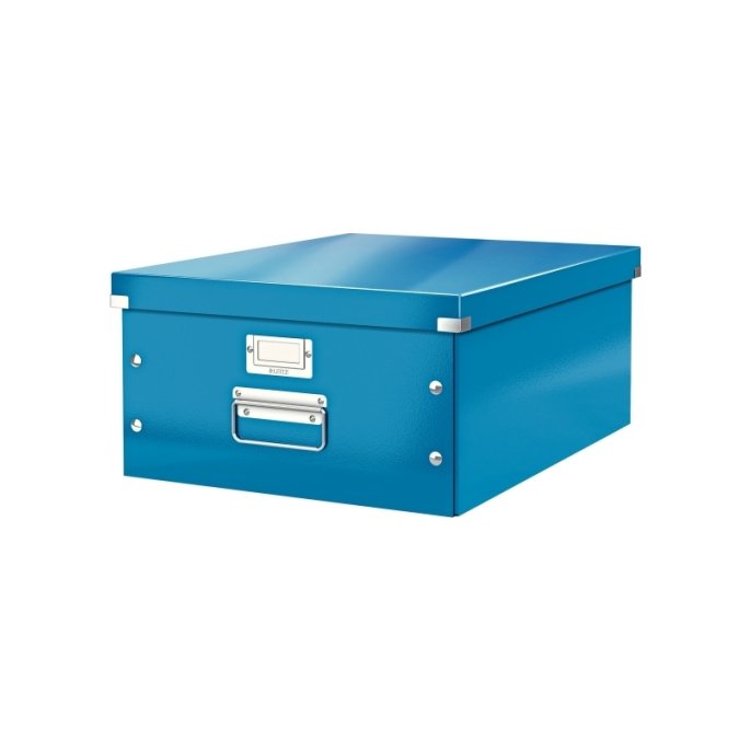 Opbergdoos LEITZ click+store groot blauw