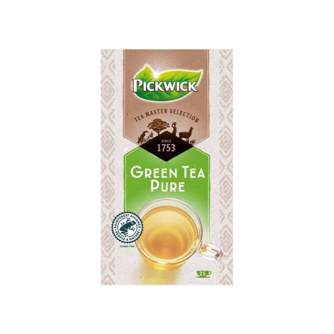 PICKWICK Tea Master Selection Green Tea Pure (doos 4 x 25 stuks)