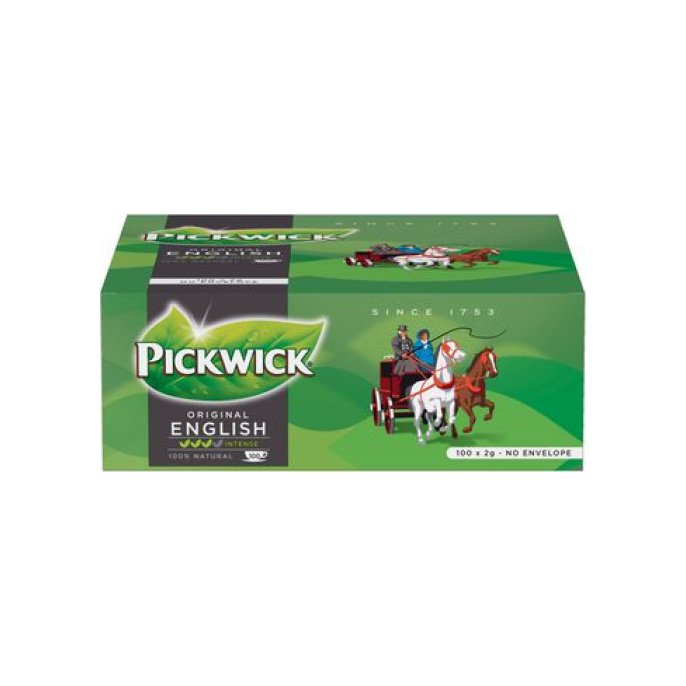 PICKWICK Theezakjes English Tea Blend (pak 100 stuks)