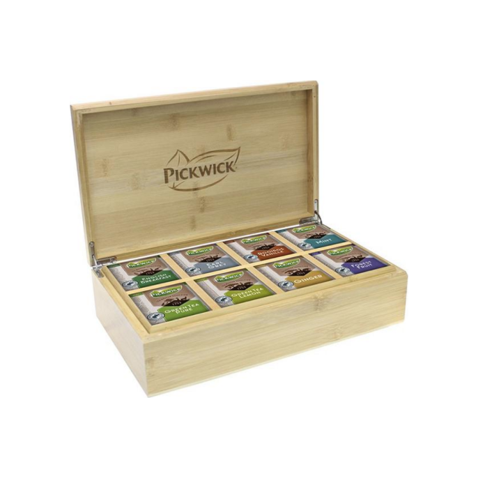 PICKWICK bamboe theebox (1 stuks x 80 stuks)