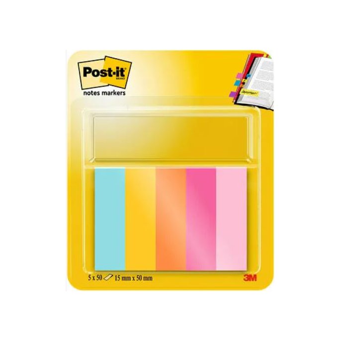 POST-IT Notes Markeerstroken Beachside Colour Collection 15 x 50 mm