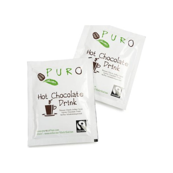 PURO Cacao Sachets 25 gr (doos 100 stuks)