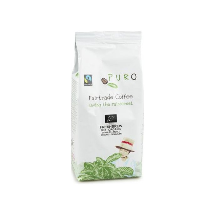 PURO Fresh Brew Biologische Gemalen Koffie Fairtrade (doos 9 kilogram)