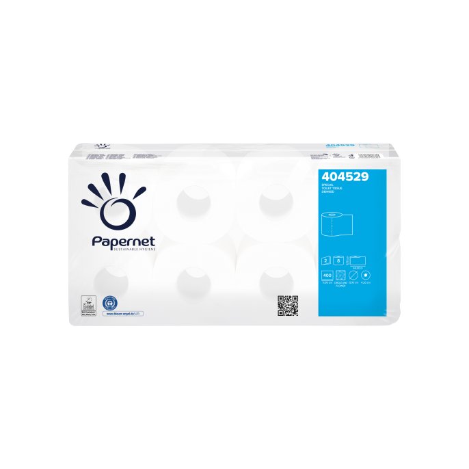 Papernet Toiletpapier Wit (8 rol x 400 vel)