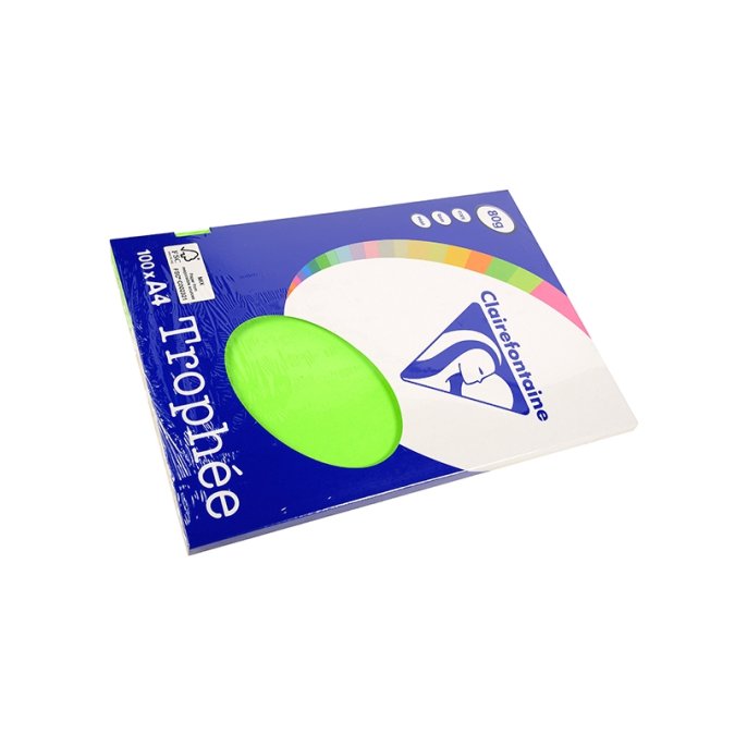 Papier CF A3 80g fluor groen (50 stuks)0v