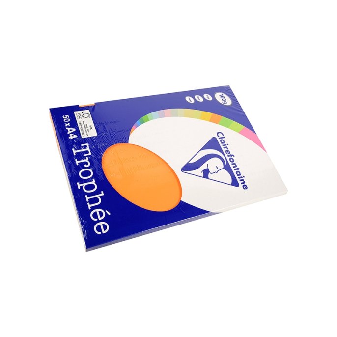 Papier CF A4 160g oranje (50 stuks)v