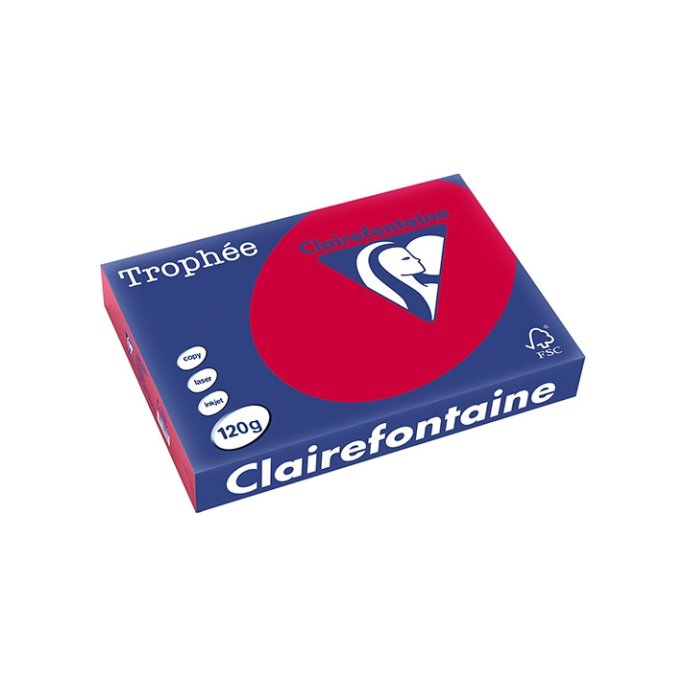 Papier Clairefontaine A4 120g kers/p250v