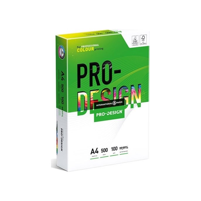 Papier Pro-Design A4 100g/pk 500v