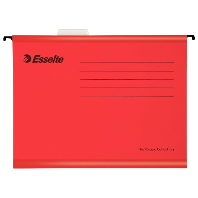 Pendaflex plus verticale hangmap Folio. v-bodem. rood (doos 25 stuks)