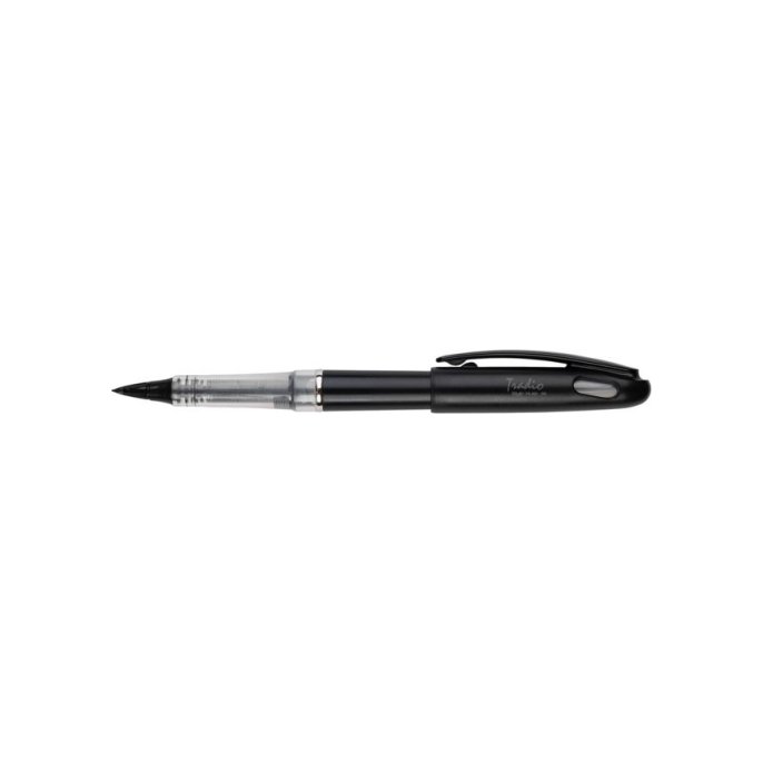 Pentel Tradio Stylo TRJ50 Fineliner Zwart (pak 12 stuks)