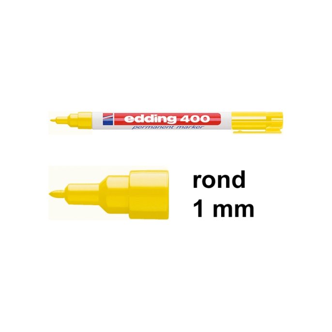 Perm marker EDDING 400 1mm gl (10 stuks)