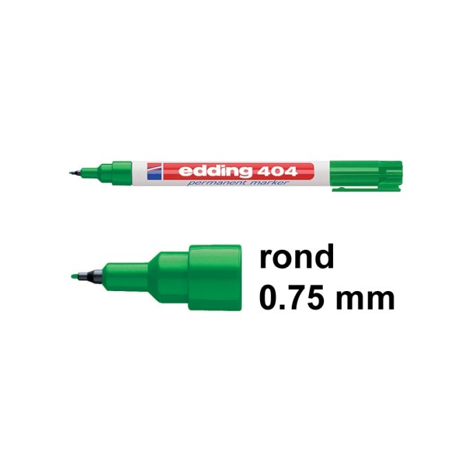 Perm marker EDDING 404 0.75mm gr (10 stuks)