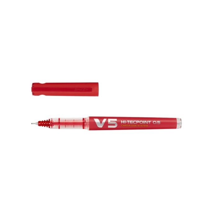 Pilot Begreen BeGreen Hi-Tecpoint V5 Rolschrijver 0.5 mm Rood (pak 10 stuks)