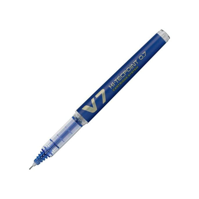 Pilot Begreen Rolschrijver Hi-Tecpoint V7 04 mm blauw (doos 10 stuks)