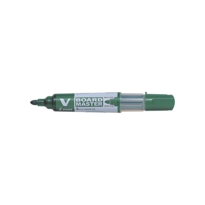 Pilot Begreen V-Board Master Whiteboardmarker Ronde Punt 3 mm Groen (doos 10 stuks)