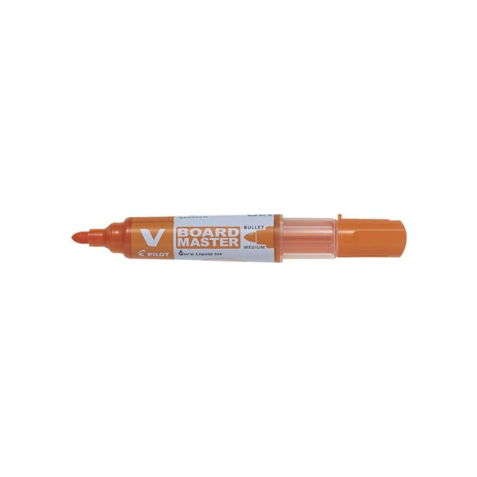 Pilot Begreen V-Board Master Whiteboardmarker Ronde Punt 6 mm Oranje (doos 10 stuks)