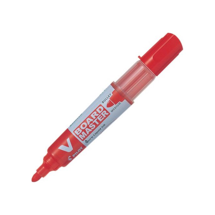 Pilot Begreen V-Board Master Whiteboardmarker Ronde Punt 6 mm Rood (doos 10 stuks)