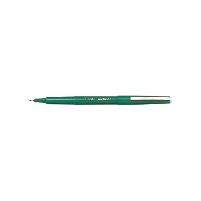 Pilot Fineliner 04 mm groen (doos 12 stuks)