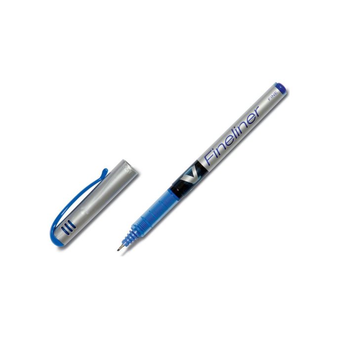 Pilot Fineliner V-4190 05 mm blauw (pak 12 stuks)