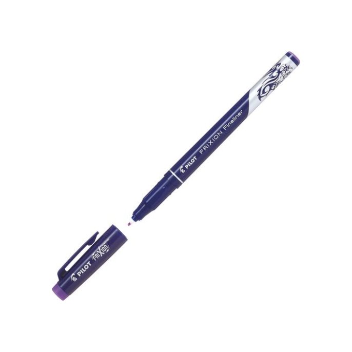 Pilot FriXion Fineliner uitwisbaar paars (pak 12 stuks)